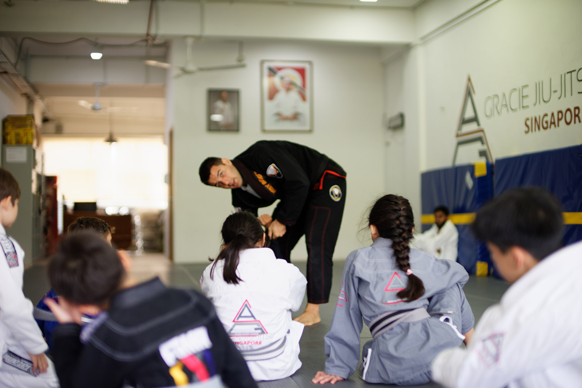 Kids Jiu-Jitsu class developing life skills at GJJ Singapore